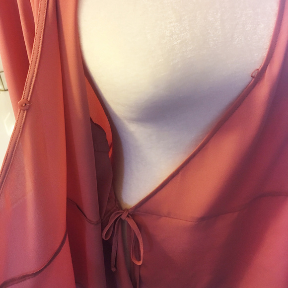 ROSE & OLIVE Long Sleeve Wrap Blouse, Size L - Picture 7 of 8